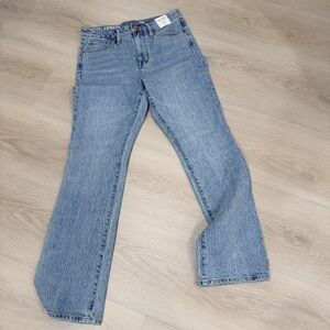 Full-length demi-boot jean in Light Indigo wash